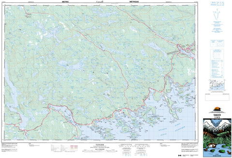 11D/15 Tangier Topographic Map Nova Scotia