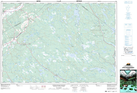 11E/02 Upper Musquodoboit Topographic Map Nova Scotia