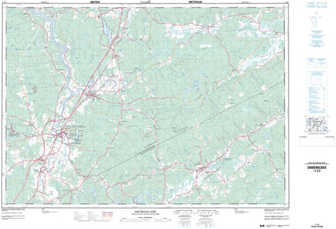 11E/03 Shubenacadie Topographic Map Nova Scotia