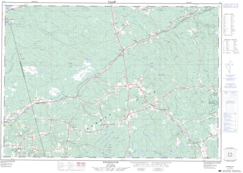 11E/04 Kennetcook Topographic Map Nova Scotia
