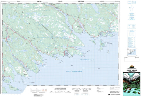 11F/04 Country Harbour Topographic Map Nova Scotia