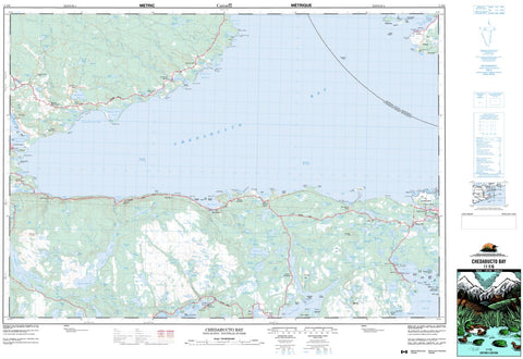 11F/06 Chedabucto Bay Topographic Map Nova Scotia