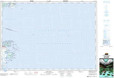 11F/07 Cape Canso Topographic Map Nova Scotia Tyvek