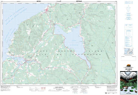 11K/03 Lake Ainslie Topographic Map Nova Scotia