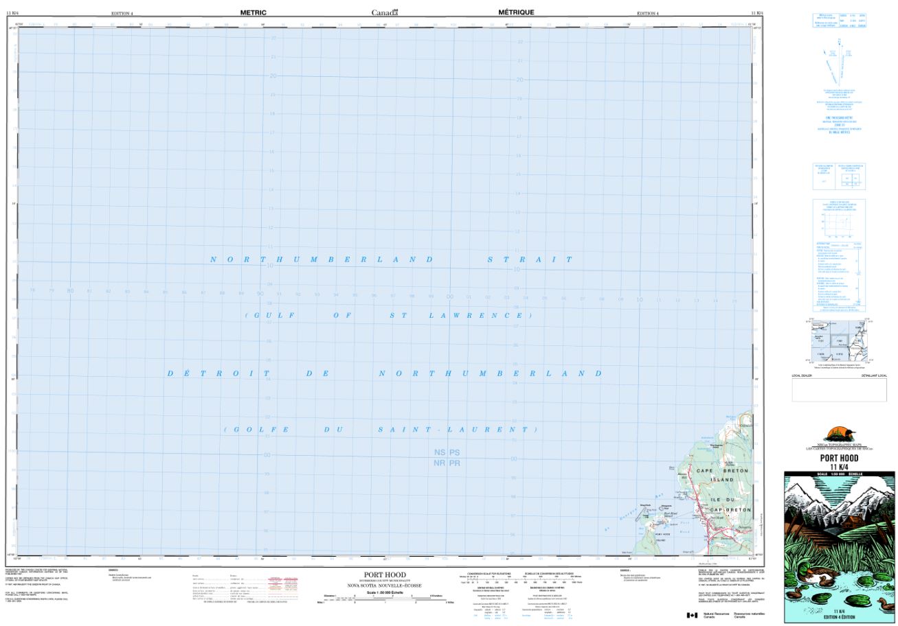 11K/04 Port Hood Topographic Map Nova Scotia