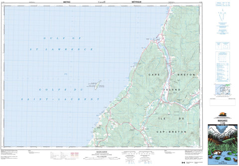 11K/06 Margaree Topographic Map Nova Scotia