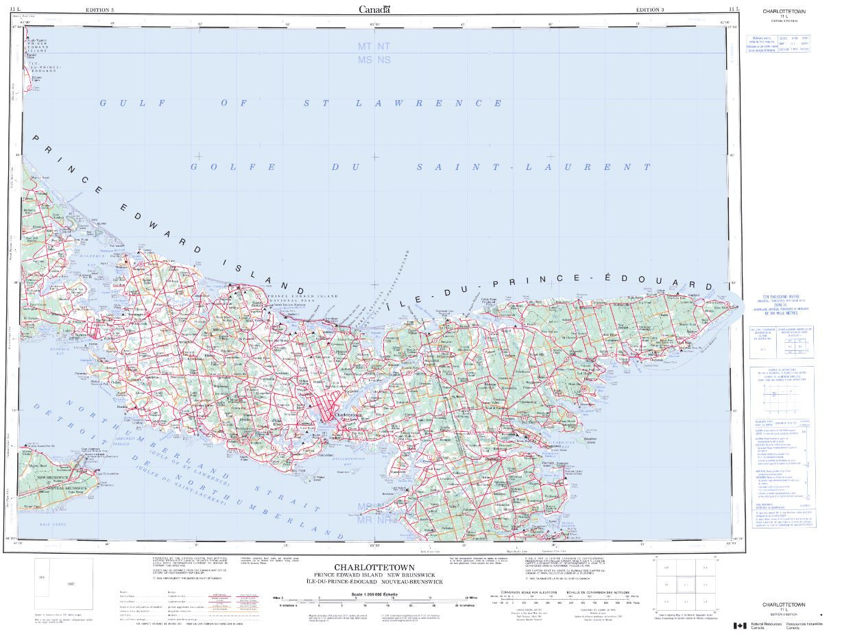 11L Charlottetown Topographic Map Prince Edward Island