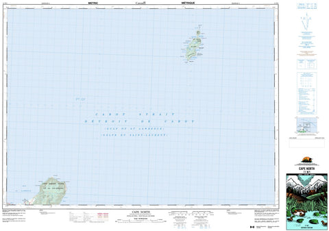 11N/01 Cape North Topographic Map Nova Scotia