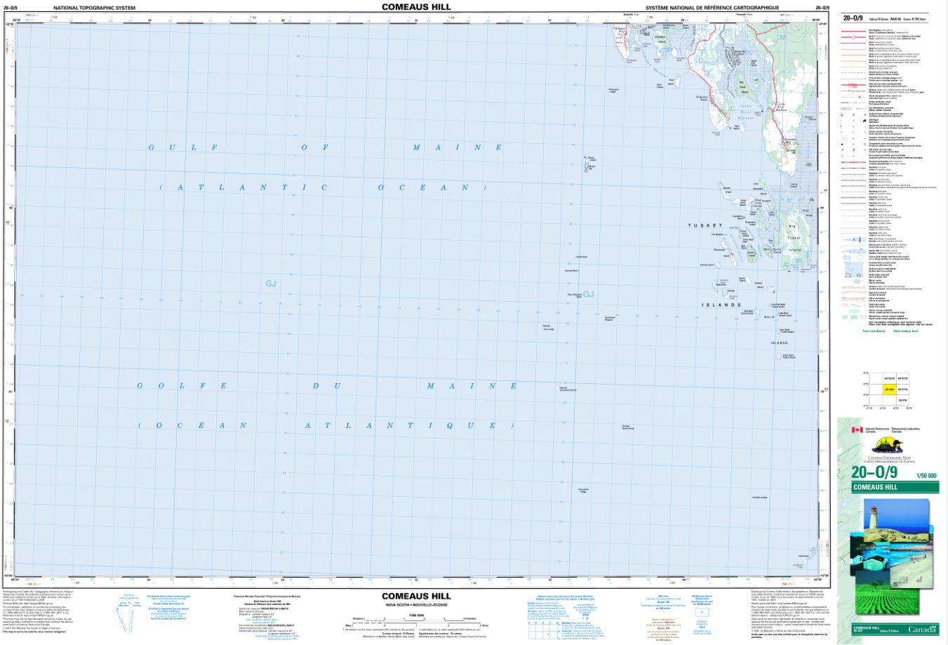 20O/09 Comeaus Hill Topographic Map Nova Scotia