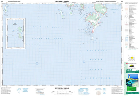20P/05 Cape Sable Island Topographic Map Nova Scotia