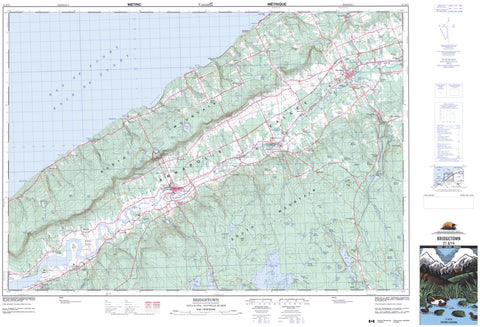 21A/14 Bridgetown Topographic Map Nova Scotia