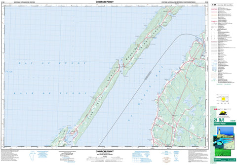 21B/08 Church Point Topographic Map Nova Scotia