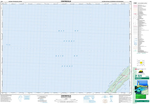 21B/09 Centreville Topographic Map Nova Scotia