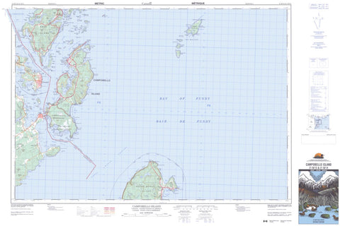 21B/15  Campobello Island Topographic Maps New Brunswick