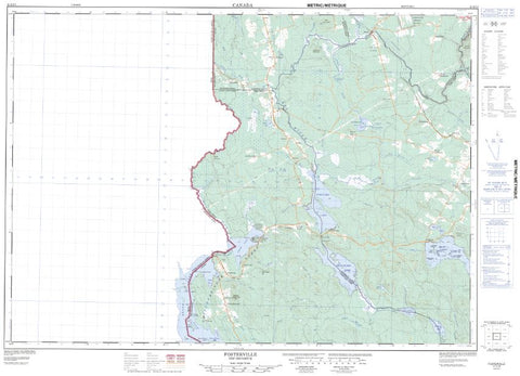 21G/13 Fosterville Topographic Maps New Brunswick