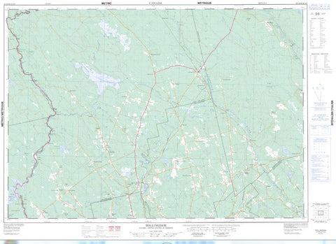 21G/06 & 21G/05 Rollingdam Topographic Maps New Brunswick