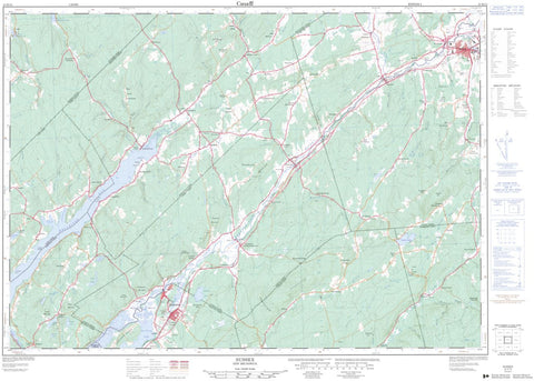 21H/12 Topographic Maps Sussex New Brunswick