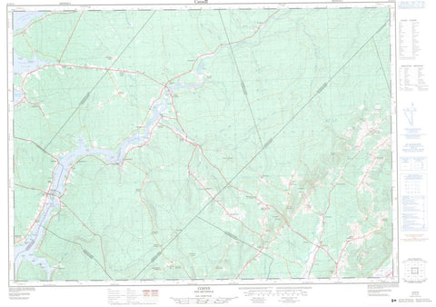 21H/13 Topographic Maps Codys New Brunswick