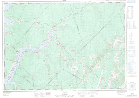 21H/13 Topographic Maps Codys New Brunswick