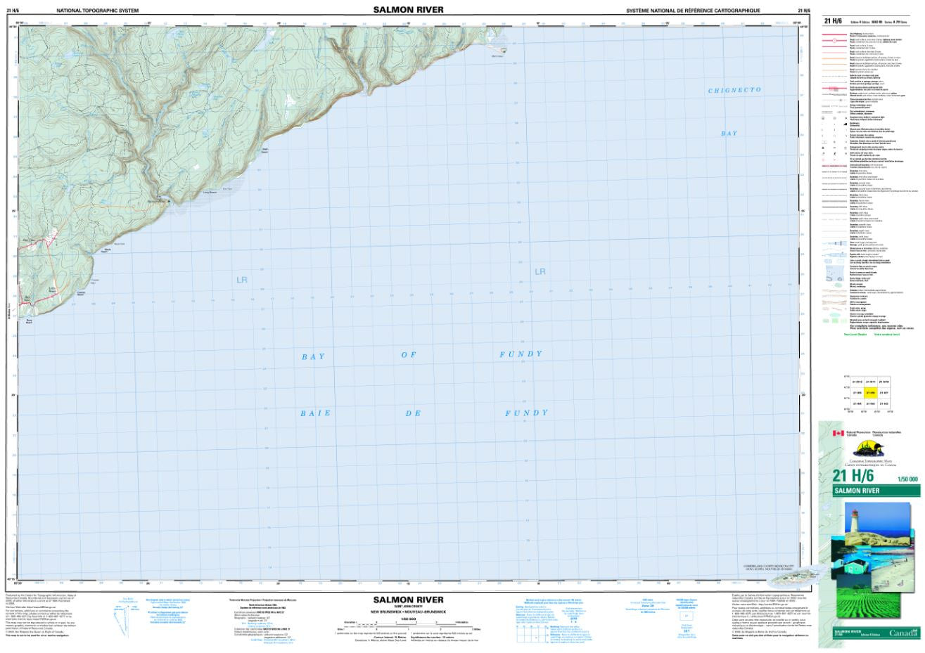 21H/06 Topographic Maps Salmon River New Brunswick