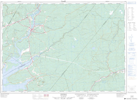 21I/04 Chipman Topographic Maps New Brunswick
