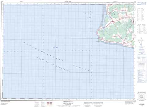 21I/08 Cape Egmont Topographic Map Prince Edward Island