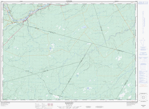 21J/08 Boiestown Topographic Maps New Brunswick