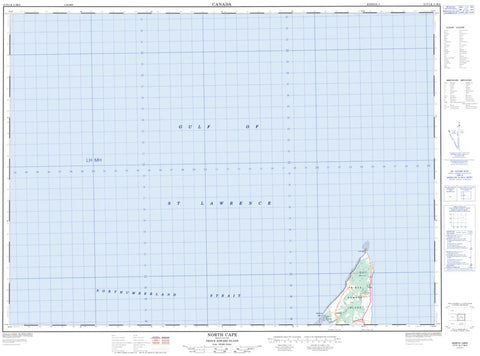21P/01 & 11M/04 North Cape Topographic Map Prince Edward Island