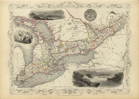 West Canada, 1851, Tallis