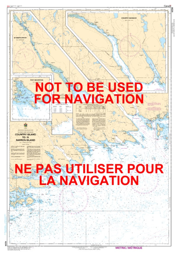 Nautical Chart 4234 Waterproof