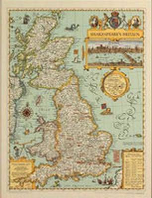 Shakespeare's Britain NG Wall Map 21"x27"