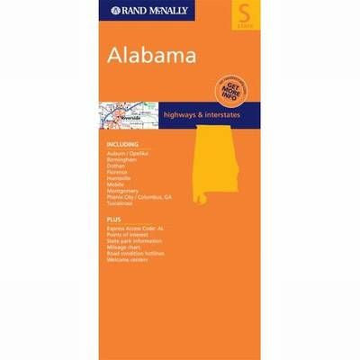 Alabama Rand McNally Map