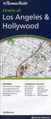Los Angeles & Hollywood Rand McNally Steet Map