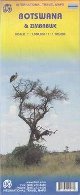 Botswana & Zimbabwe ITM Travel Map