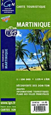 Martinique IGN Travel Map