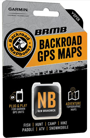 New Brunswick Backroad GPS Maps