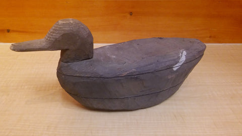 Weathered Brown Duck with Patch