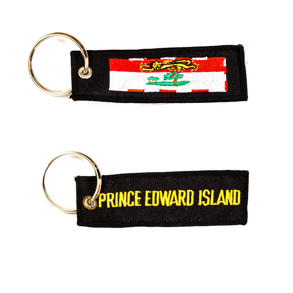 Prince Edward Island Embroidered Keychain