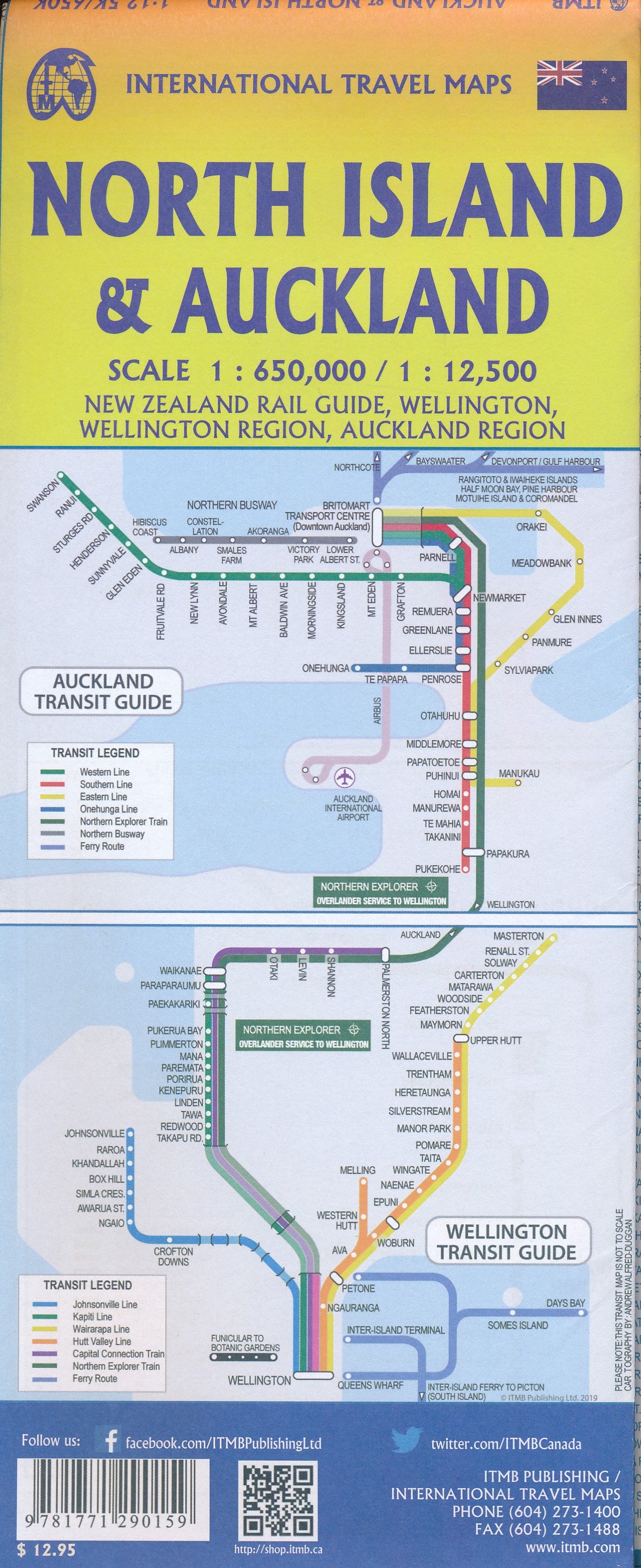 Auckland & North Island ITM Map 2e