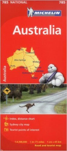 Australia Michelin Map 785