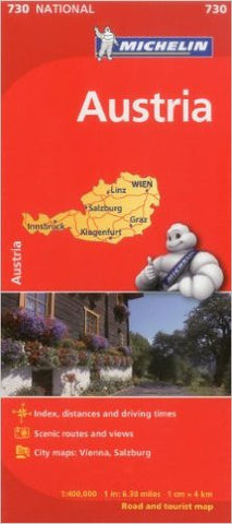Austria Michelin Map 730