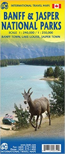 Banff & Jasper National Parks ITM Map 3e