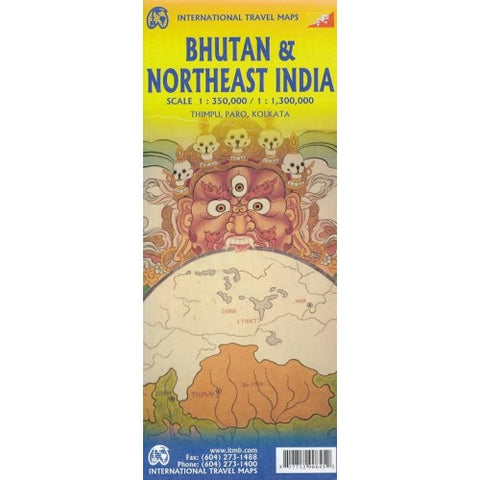 Bhutan & Northeast India ITM Map 5e
