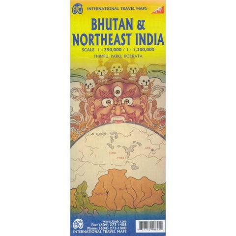 Bhutan & Northeast India ITM Map 5e