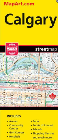 Calgary MapArt Map