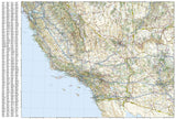 California & Nevada Travel Map