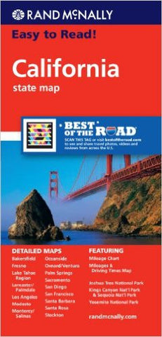 California Rand McNally Map