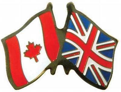 United Kingdom / Canada Friendship Lapel Pin
