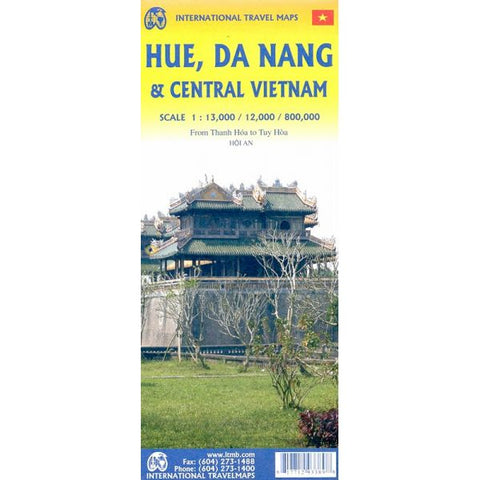 Hue, Da Nang & Central Vietnam ITM Travel Map 2e