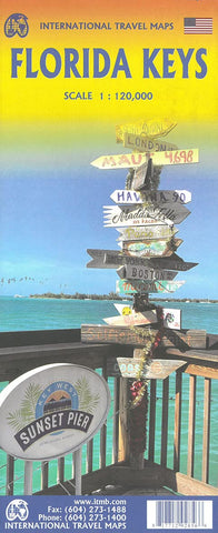 Florida Keys ITM Travel Map 5e